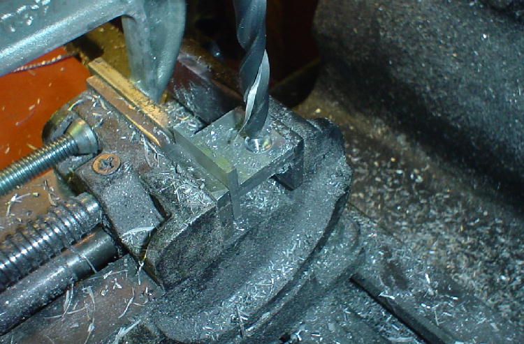 G Bender Support Brackets - Drilling Axle Hole