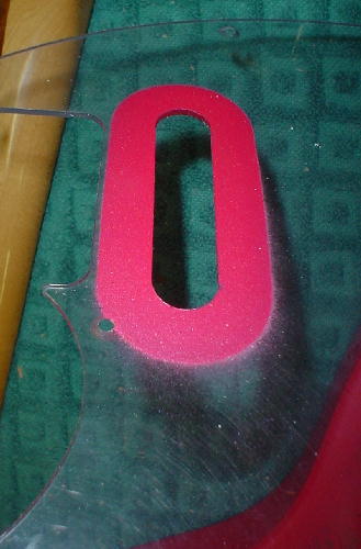 The clear and ping ring pick guard